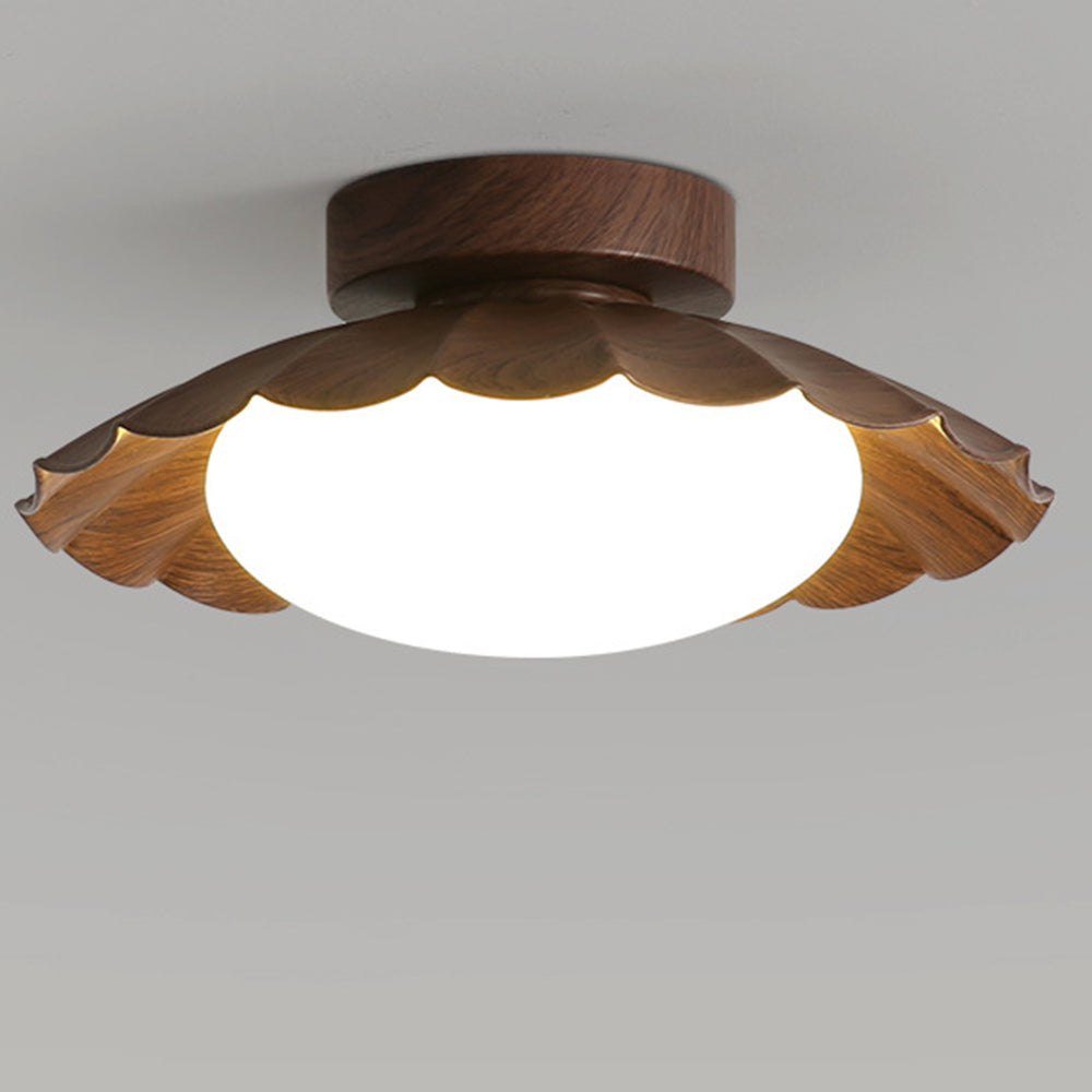 Lampa Sufitowa Vintage LED 12W | Akrylowa Natynkowa do Salonu i Sypialni 8