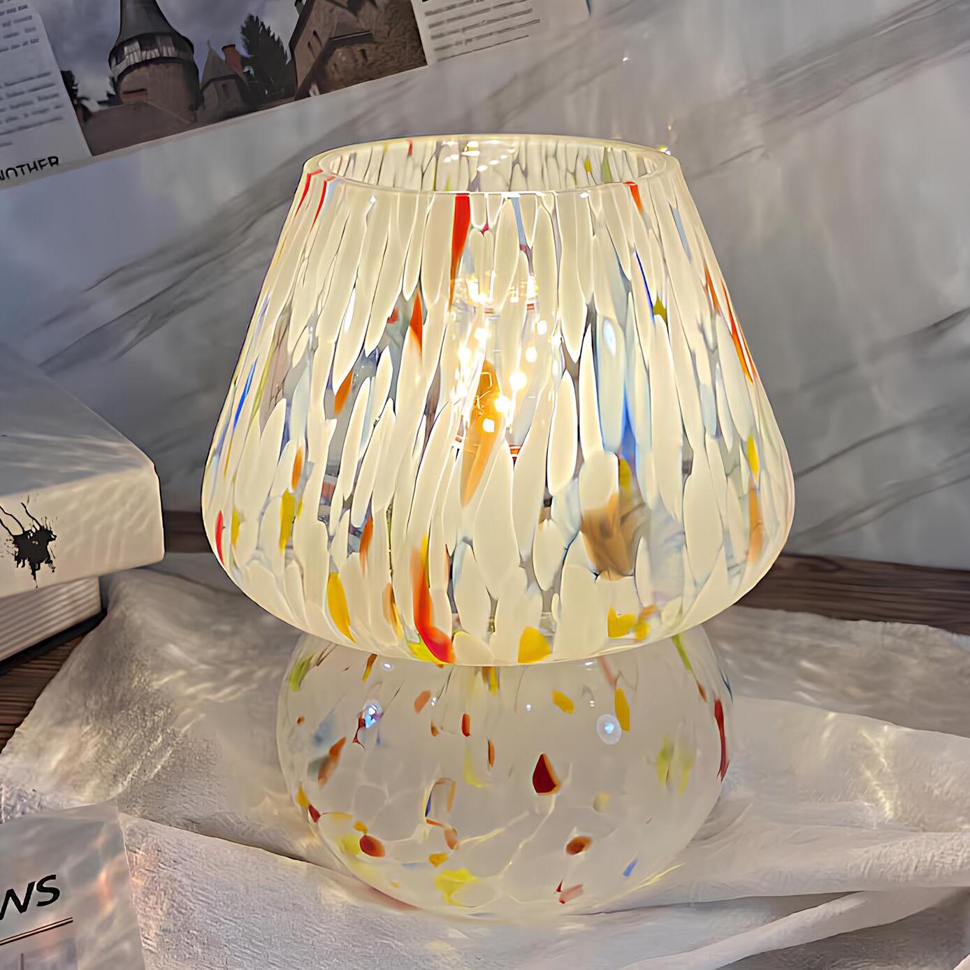 Lampa Szklana Wisząca Ręcznie Dmuchana | Eleganckie Oświetlenie do Wnętrz, Unikalny Design 3