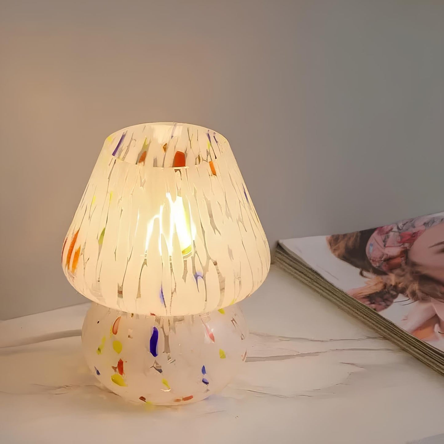 Lampa Szklana Wisząca Ręcznie Dmuchana | Eleganckie Oświetlenie do Wnętrz, Unikalny Design 6