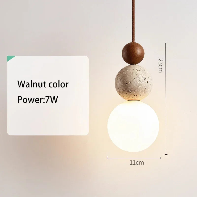 Lampa Wisząca Kremowa | Designerskie Oświetlenie LED 1,5 kg | Lampa do Salonu 1