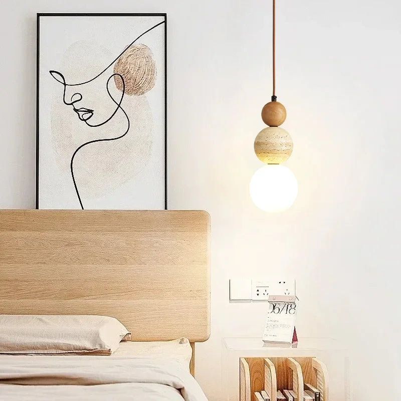Lampa Wisząca Kremowa | Styl Bauhaus 1,5 kg Do Salonu 4
