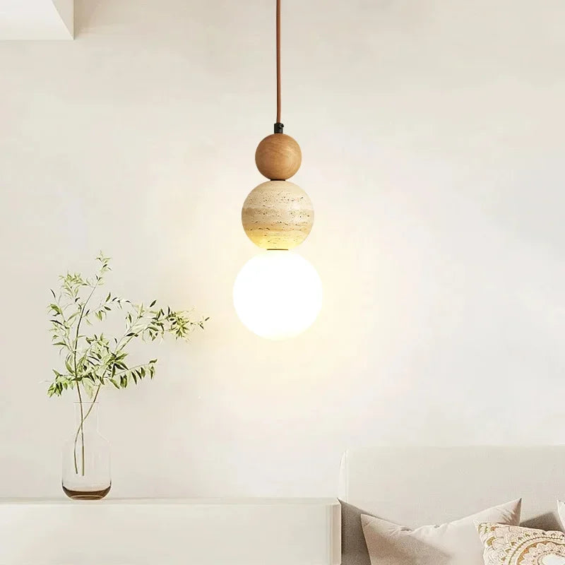Lampa Wisząca Kremowa | Styl Bauhaus 1,5 kg Do Salonu 5