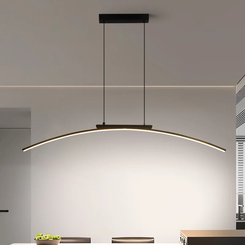 Lampa Wisząca LED 100 cm | Regulowana Jasność | Idealna do Salonu i Jadalni 0