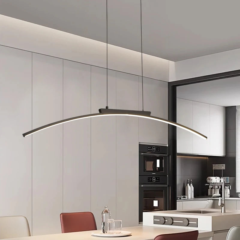 Lampa Wisząca LED 100 cm | Regulowana Jasność | Idealna do Salonu i Jadalni 3
