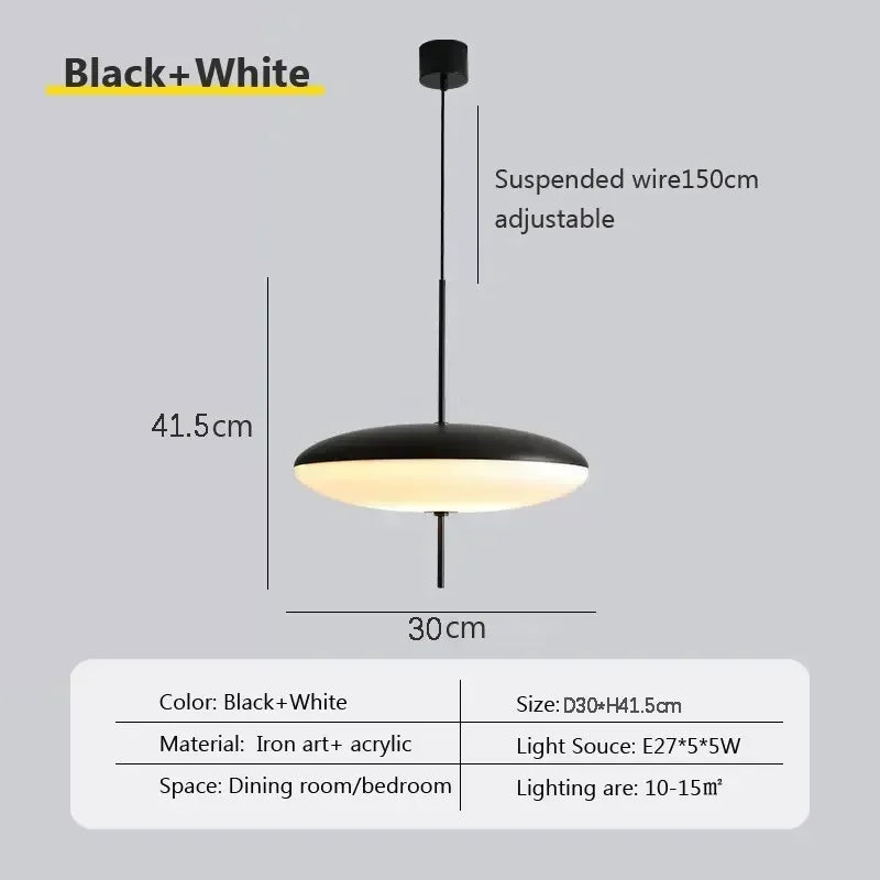 Lampa Wisząca LED | Designerski Styl 0,3 kg | Żyrandol do Salonu 7