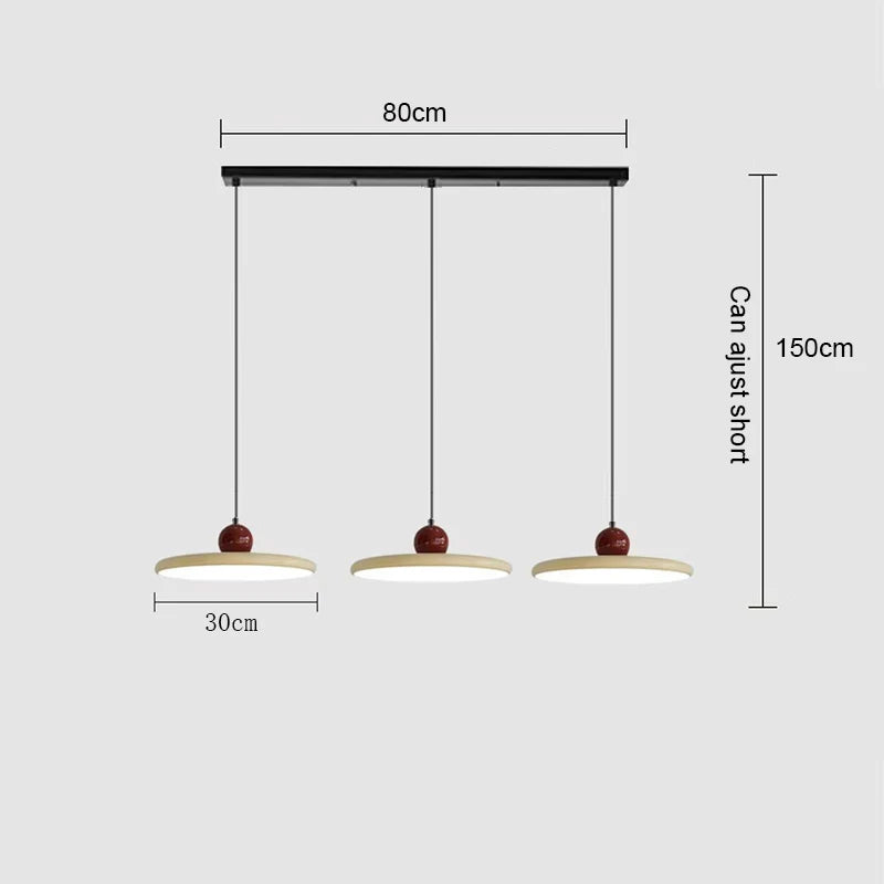 Lampa Wisząca Retro | LED 110-240V, Idealna Do Salonu I Nad Stół, Materiał Metal I Plastik, 1.5kg 15