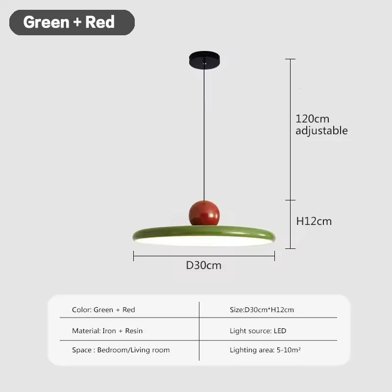 Lampa Wisząca Retro | LED 110-240V, Idealna Do Salonu I Nad Stół, Materiał Metal I Plastik, 1.5kg 16