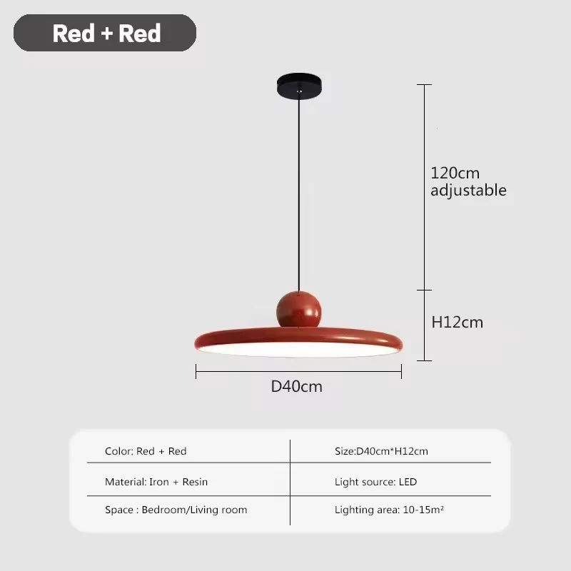 Lampa Wisząca Retro | LED 110-240V, Idealna Do Salonu I Nad Stół, Materiał Metal I Plastik, 1.5kg 7