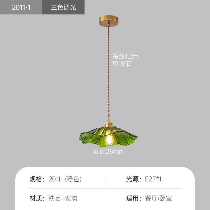 Lampa Wisząca Retro | Szkło W Kwiaty 1.5kg - Idealna Do Salonu, Stylowe Oświetlenie 10