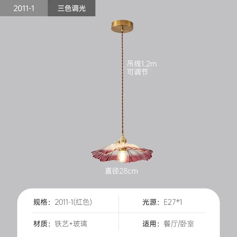 Lampa Wisząca Retro | Szkło W Kwiaty 1.5kg - Idealna Do Salonu, Stylowe Oświetlenie 7
