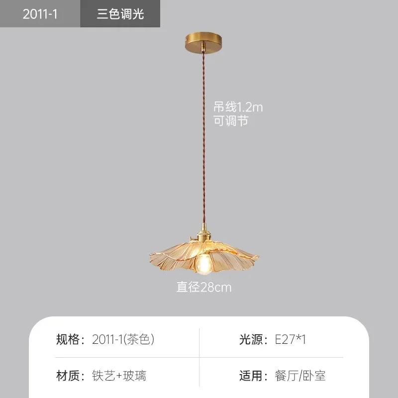 Lampa Wisząca Retro | Szkło W Kwiaty 1.5kg - Idealna Do Salonu, Stylowe Oświetlenie 8