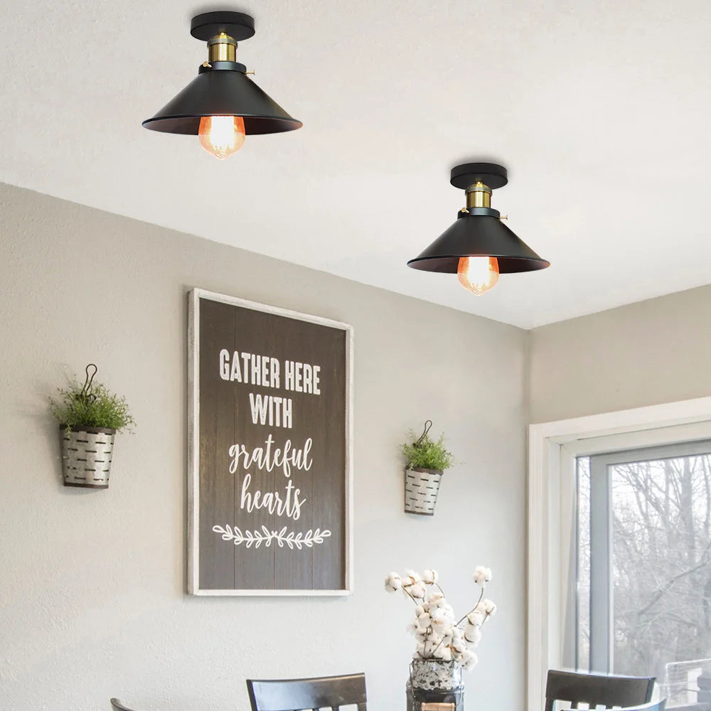 Lampa Wisząca Vintage | Styl Loftowy, 1,5 kg - Idealna do Salonów i Eleganckich Wnętrz 1