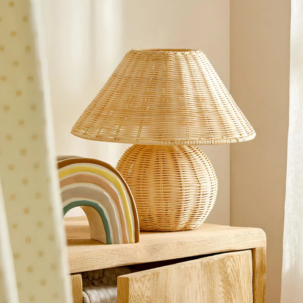 Lampa stołowa WeaveCraft™ | Ekologiczny bambus 0,5 kg 0