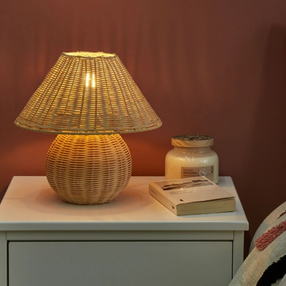 Lampa stołowa WeaveCraft™ | Ekologiczny bambus 0,5 kg 2