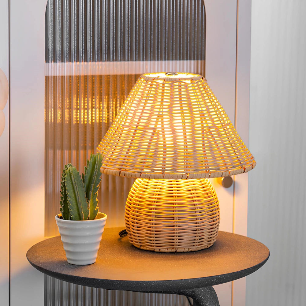 Lampa stołowa WeaveCraft™ | Ekologiczny bambus 0,5 kg 5