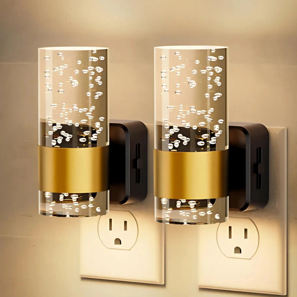 Lampka Nocna MuseGlow™ | Automatyczne Przyciemnianie, 0.5 kg | Nowoczesne Lampki Nocne do Sypialni 1