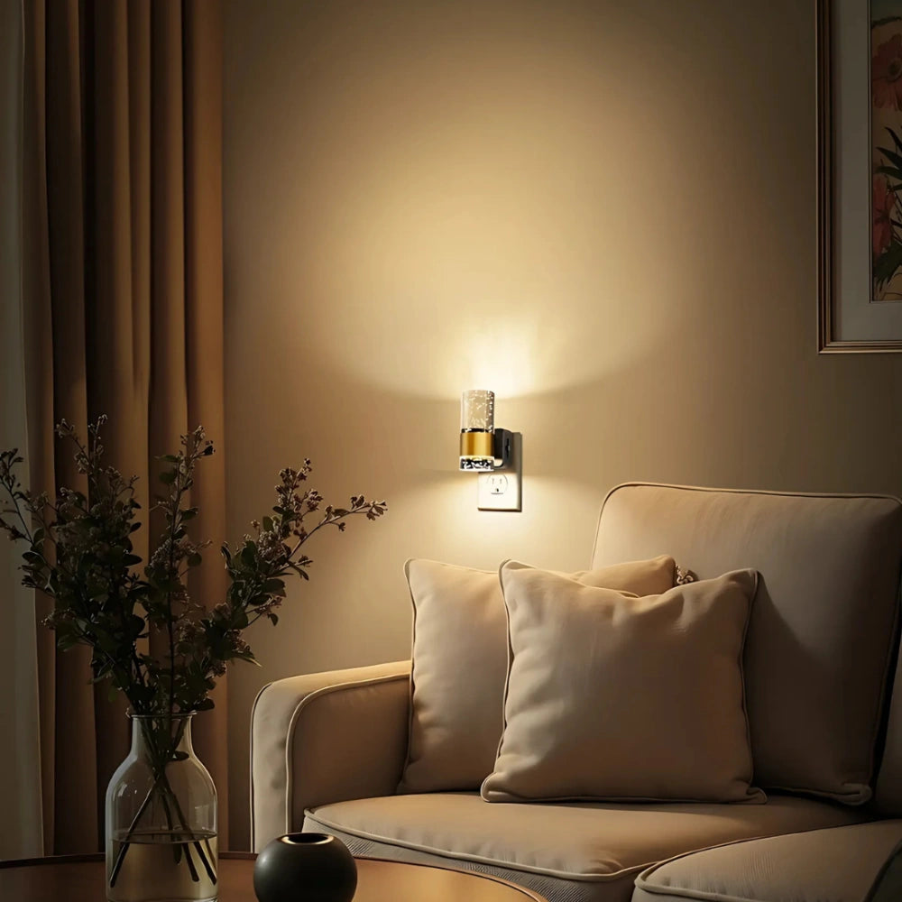 Lampka Nocna MuseGlow™ | Automatyczne Przyciemnianie, 0.5 kg | Nowoczesne Lampki Nocne do Sypialni 3