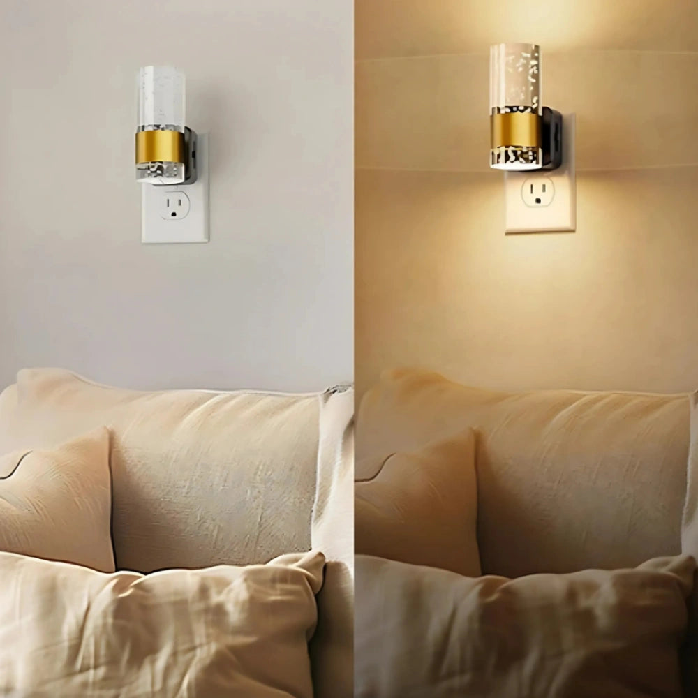 Lampka Nocna MuseGlow™ | Automatyczne Przyciemnianie, 0.5 kg | Nowoczesne Lampki Nocne do Sypialni 5