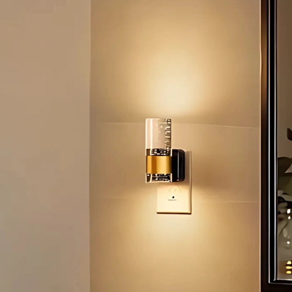 Lampka Nocna MuseGlow™ | Automatyczne Przyciemnianie, 0.5 kg | Nowoczesne Lampki Nocne do Sypialni 6