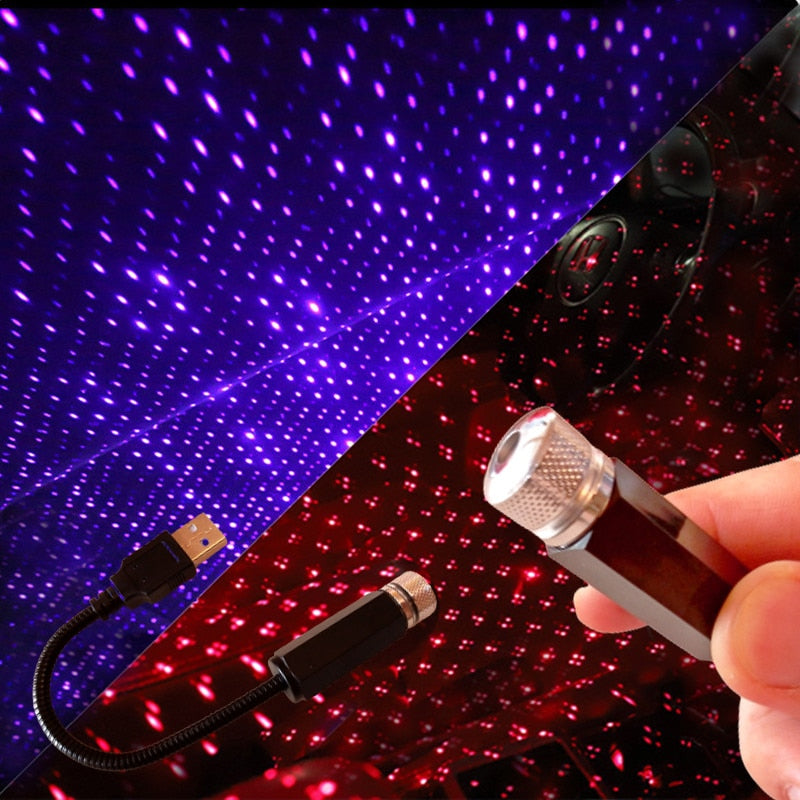 Mini Projektor Gwiaździste Nocne Niebo | Kompaktowy, Łatwy w Użyciu 2