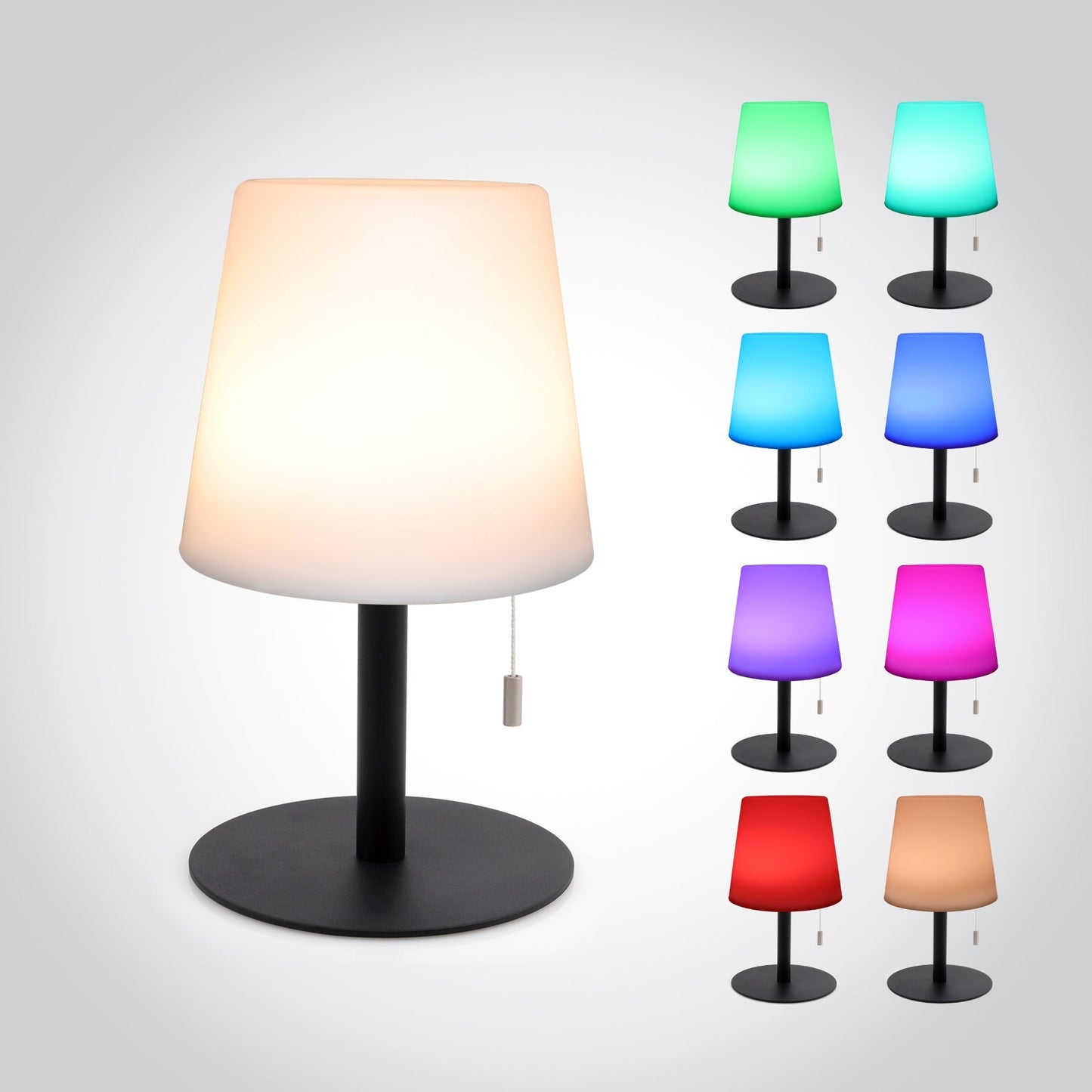 Nowoczesna Lampa Stołowa Bezprzewodowa | Minimalistyczny Design, Wodoodporna Lampa do Salonów 5