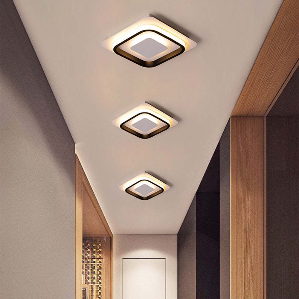 Nowoczesna Lampa Sufitowa LED | Geometryczny Design, Energooszczędna do Salonu i Sypialni 2