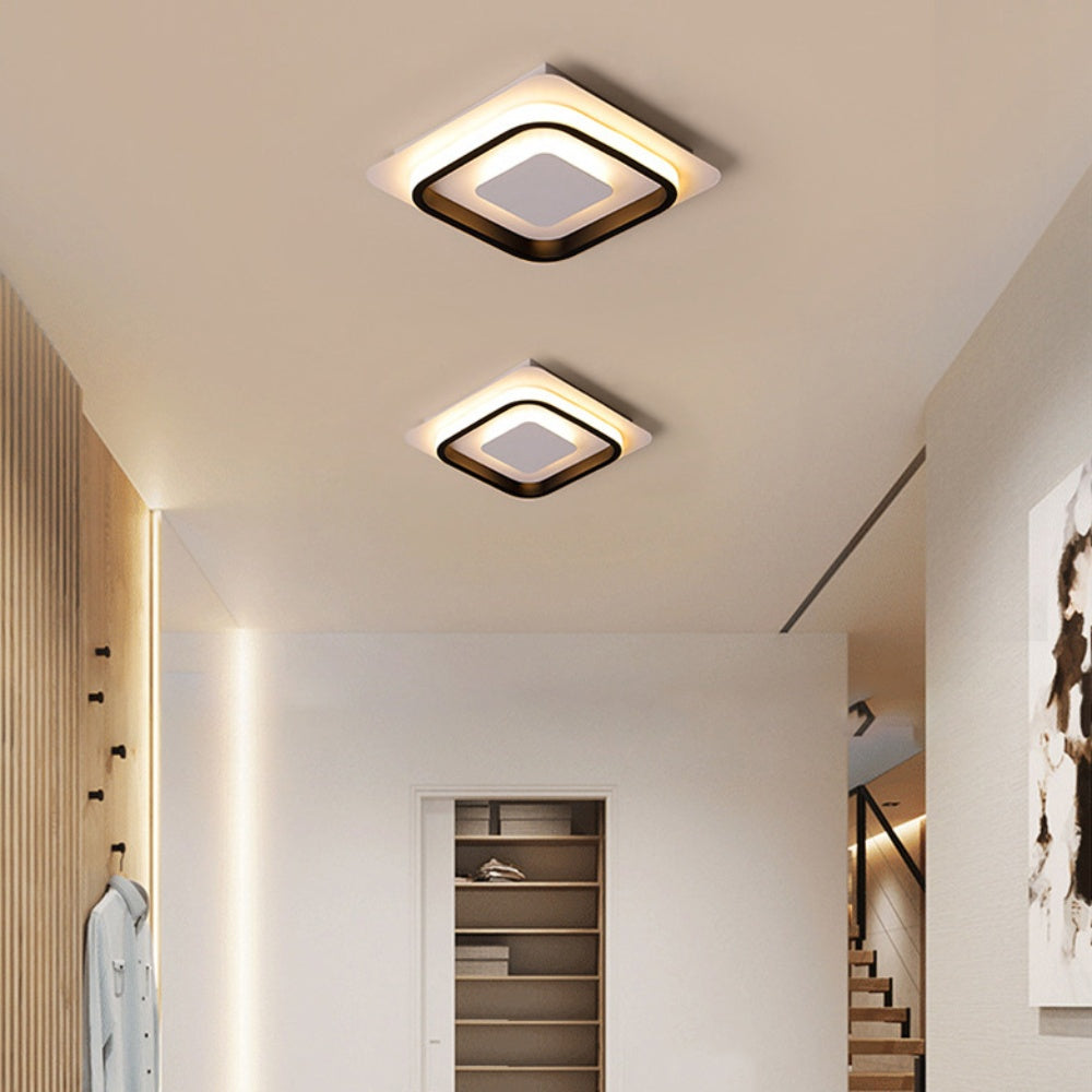 Nowoczesna Lampa Sufitowa LED | Geometryczny Design, Energooszczędna do Salonu i Sypialni 3