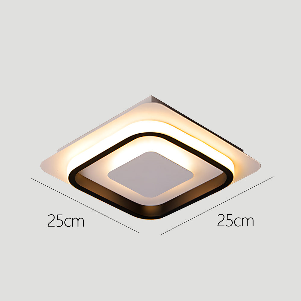 Nowoczesna Lampa Sufitowa LED | Geometryczny Design, Energooszczędna do Salonu i Sypialni 4