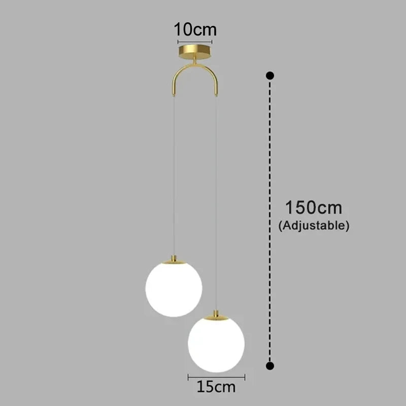 Nowoczesna Lampa Wisząca LED | Efektywne Oświetlenie 1,5 kg Do Salonu, Sypialni, Jadalni 25