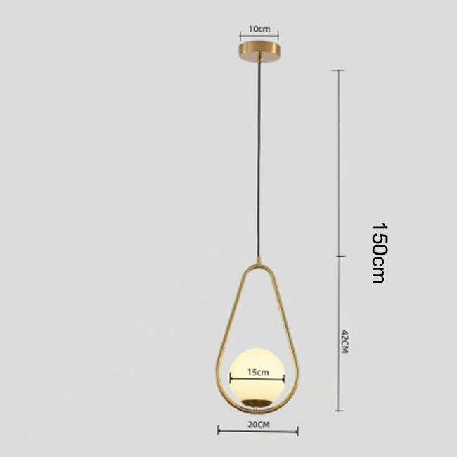 Nowoczesna Lampa Wisząca LED | Oświetlenie Do Salonu 1,5 kg 8