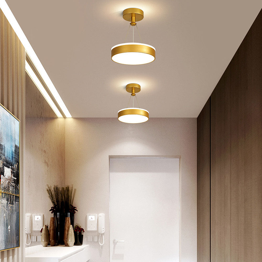 Nowoczesna metalowa lampa sufitowa LED – Smukły design, energooszczędna technologia 9