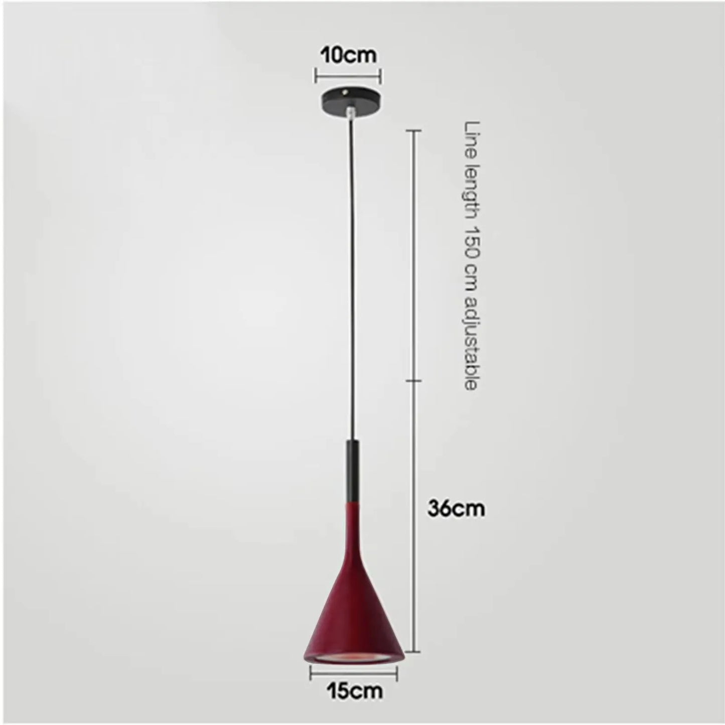 Nowoczesny Wisiorek LED | Białe Światło E27, Waga 1,5 kg 12
