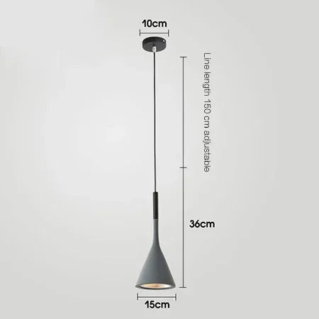 Nowoczesny Wisiorek LED | Białe Światło E27, Waga 1,5 kg 6