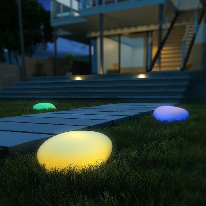 Oświetlenie Ogrodowe LED Zdalnie Sterowane | Wodoodporne Lampy Zewnętrzne z 16 Kolorami 4