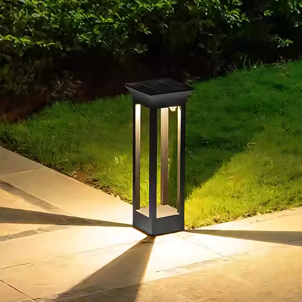 Oświetlenie Zewnętrzne LED z Czujnikiem Zmierzchu | Wodoodporne, Aluminiowe Lampy Ogrodowe Stojące 3