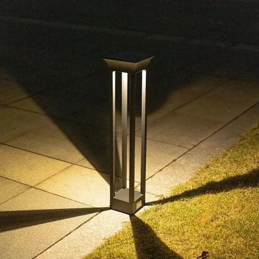Oświetlenie Zewnętrzne LED z Czujnikiem Zmierzchu | Wodoodporne, Aluminiowe Lampy Ogrodowe Stojące 4