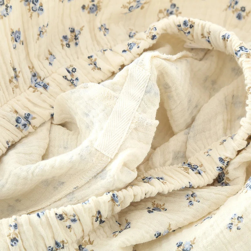 Piżama Flora Damska | 100% Muślin Bawełniany, 0,5 kg 8