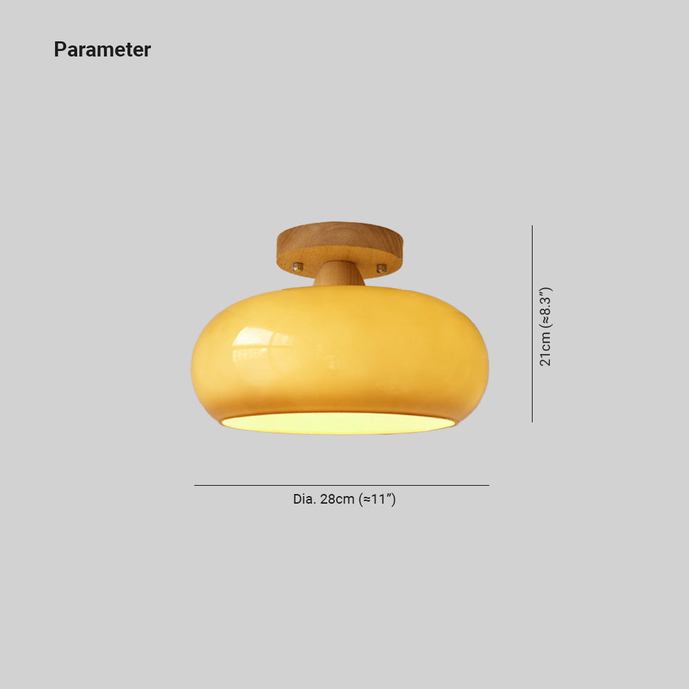 Plafon Amlo | Lampa sufitowa z mlecznym szkłem 1,5 kg 3