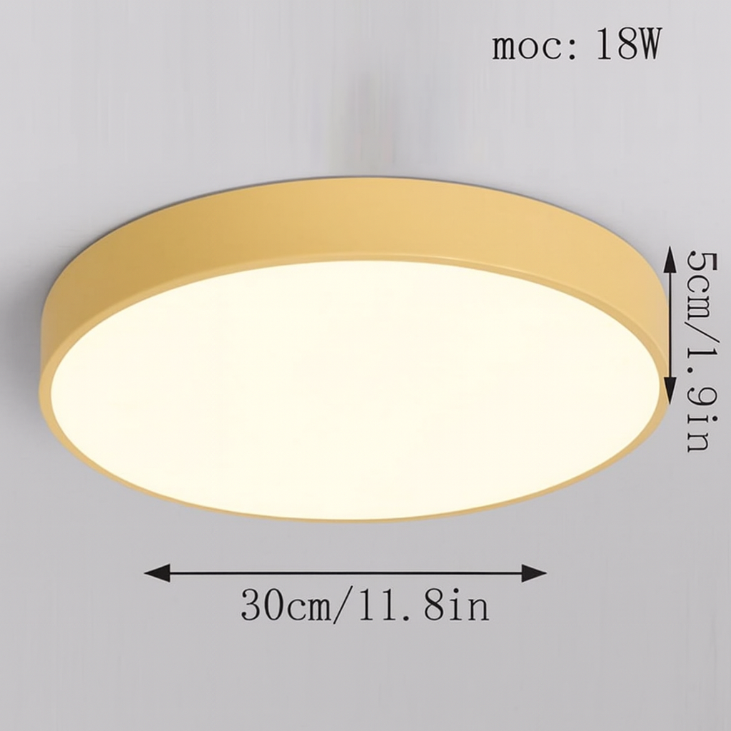 Plafon Nuvio | Nowoczesny Plafon Sufitowy LEDowy 0,5 kg 8