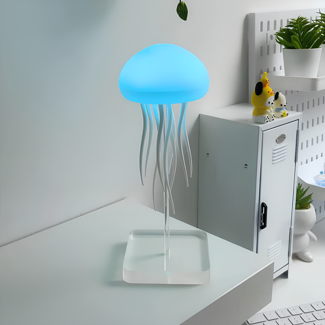 Pływająca Lampa Meduza z 72 Kolorami | Interaktywne Oświetlenie LED z Tańczącymi Mackami 4