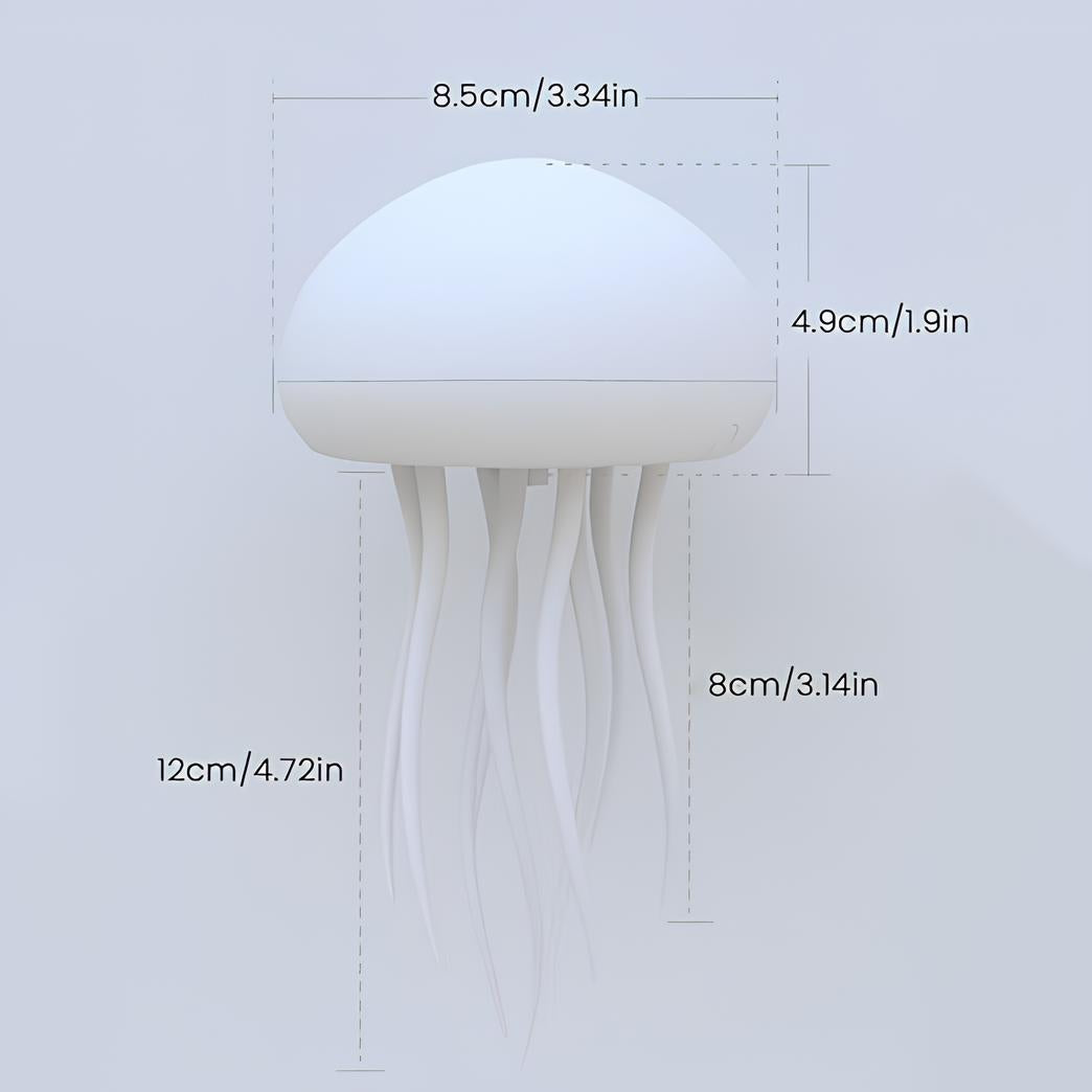 Pływająca Lampa Meduza z 72 Kolorami | Interaktywne Oświetlenie LED z Tańczącymi Mackami 7