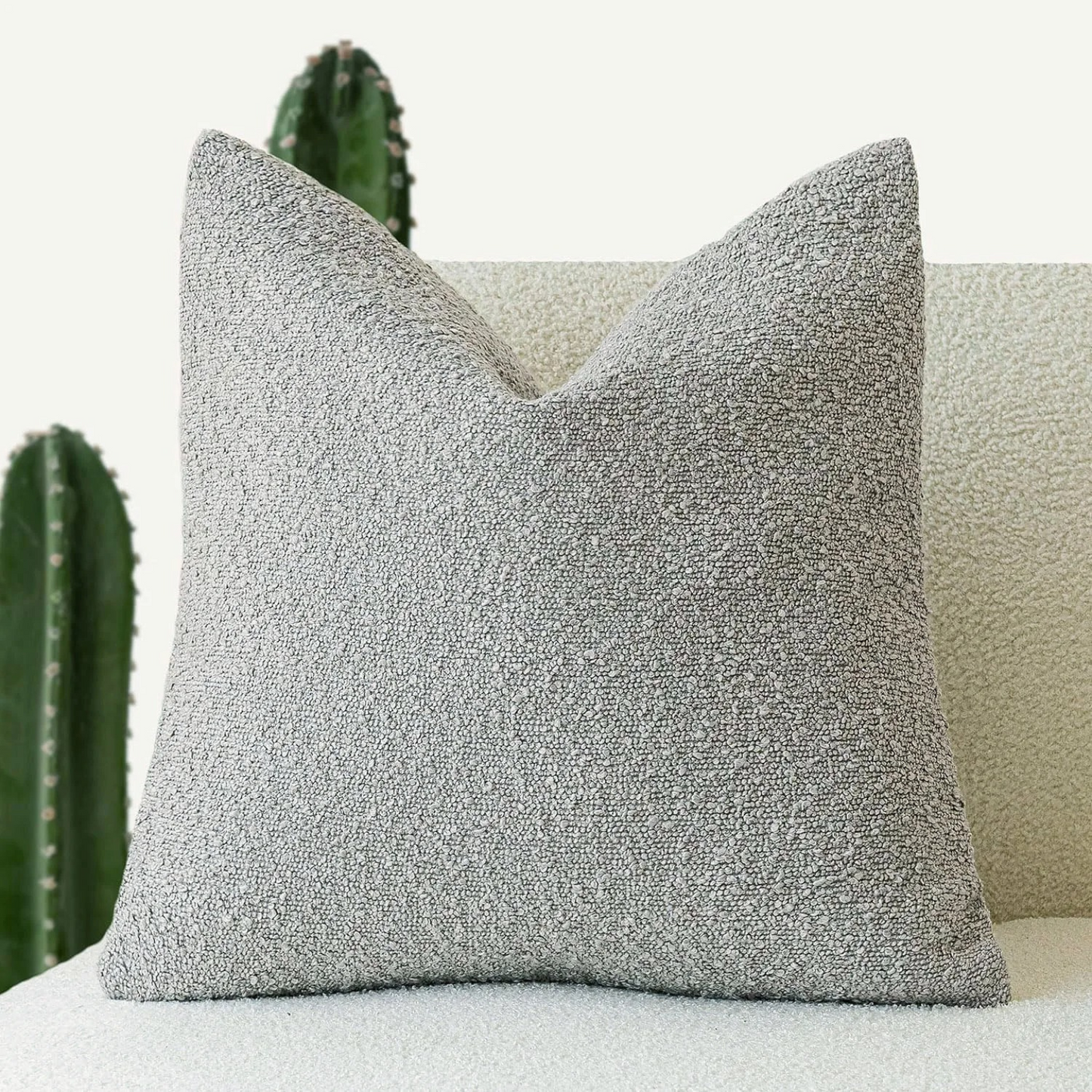 Poduszka Dekoracyjna Tulum z Luksusowej Tkaniny Boucle 45x45 cm – Elegancki Minimalistyczny Design do Salonu 15
