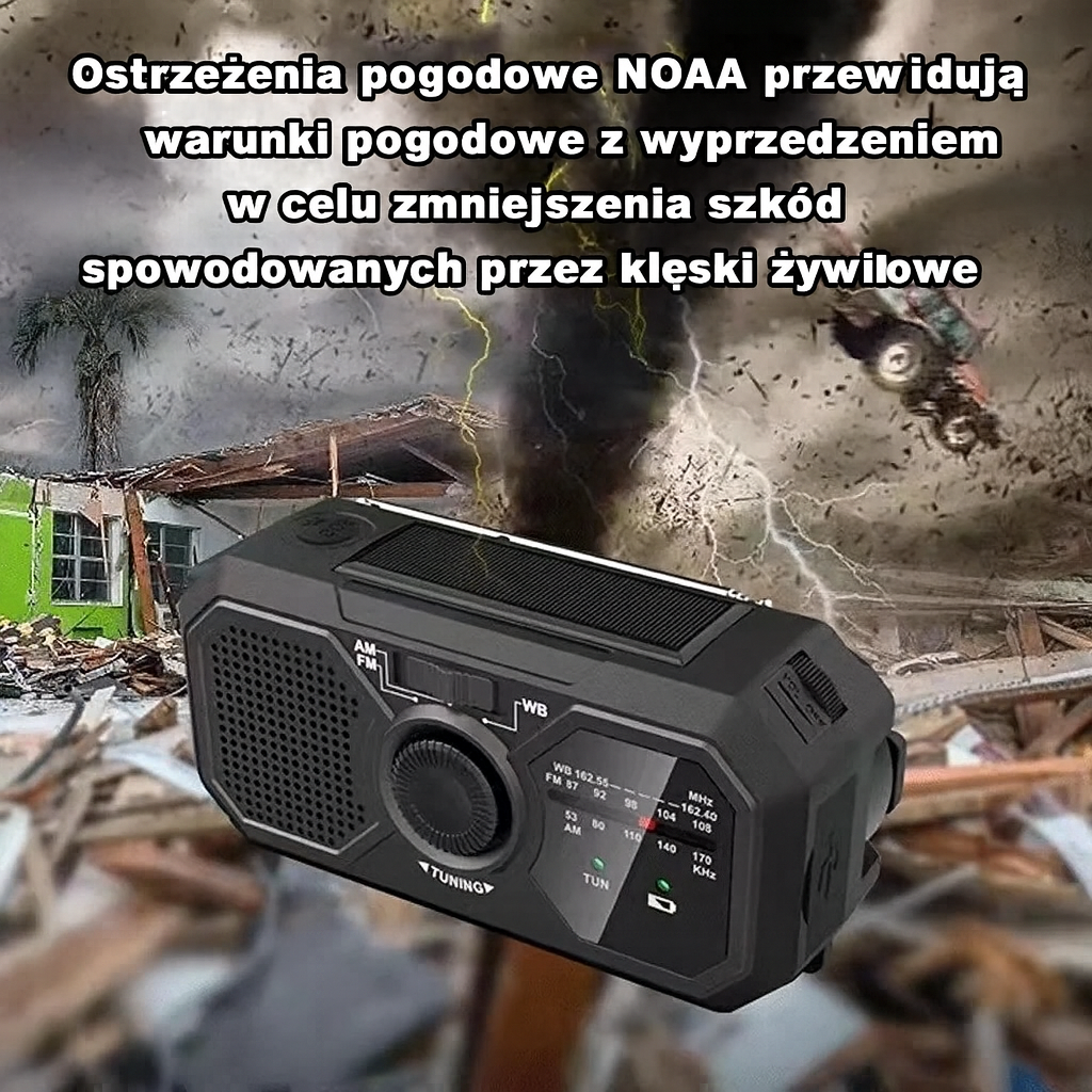 Radio Turystyczne Zeta | Wbudowana Latarka LED | 0.5 kg 3