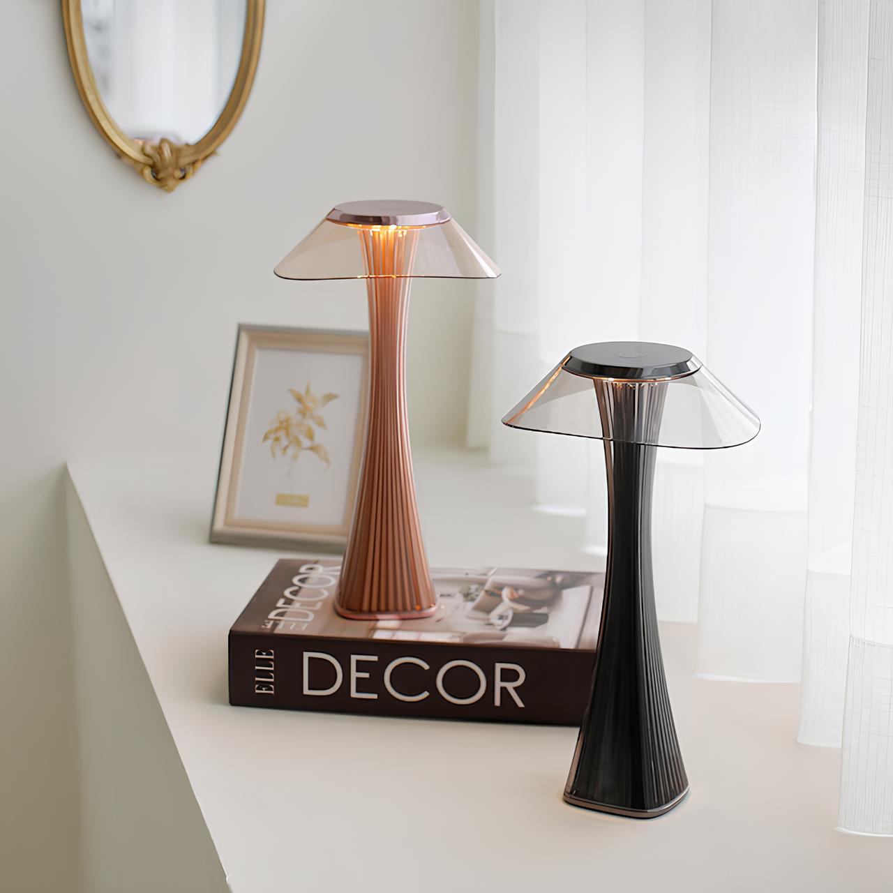 Rzeźbiona Lampa Bezprzewodowa | Elegancki Design, Wybór Kolorów Oświetlenia 1
