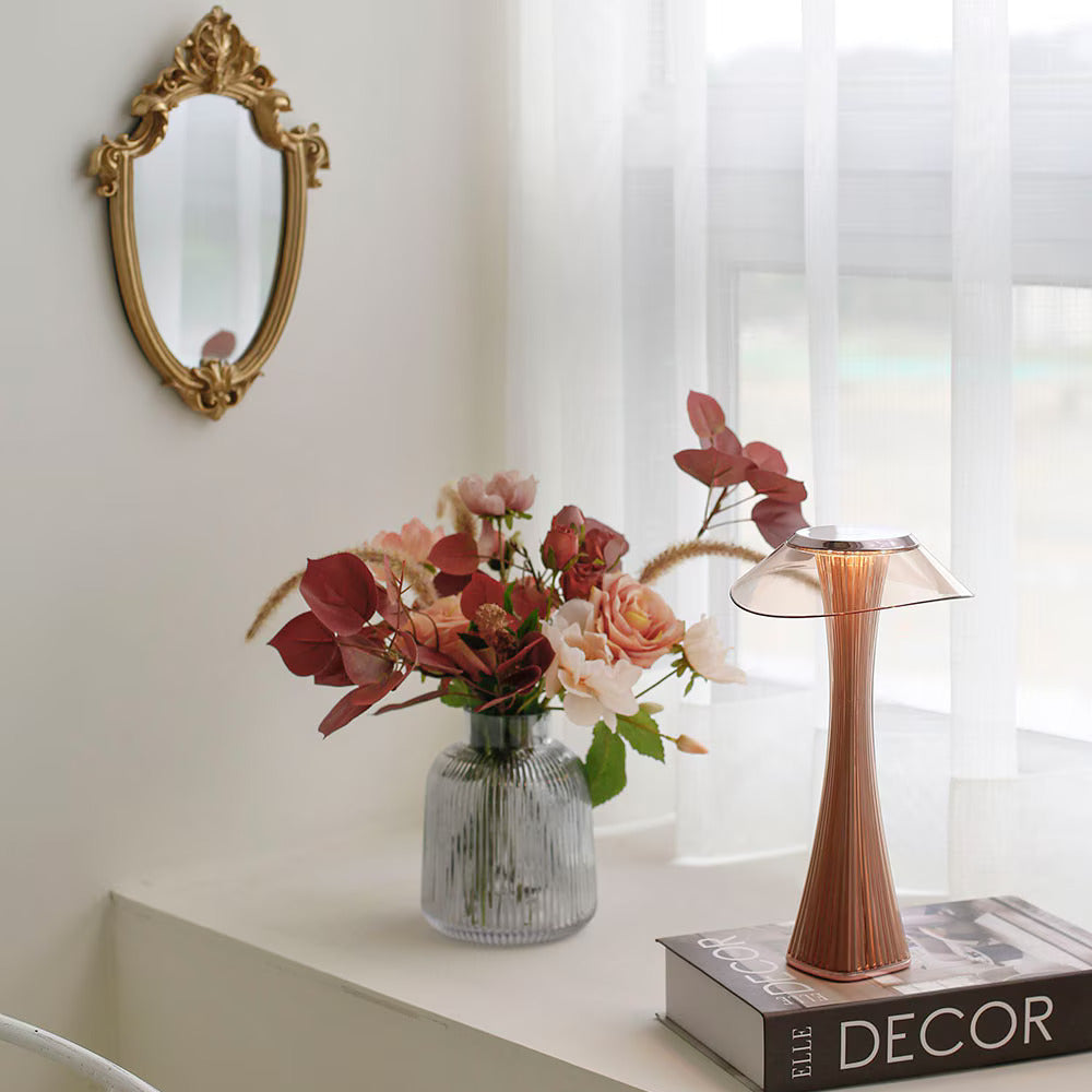 Rzeźbiona Lampa Bezprzewodowa | Elegancki Design, Wybór Kolorów Oświetlenia 4