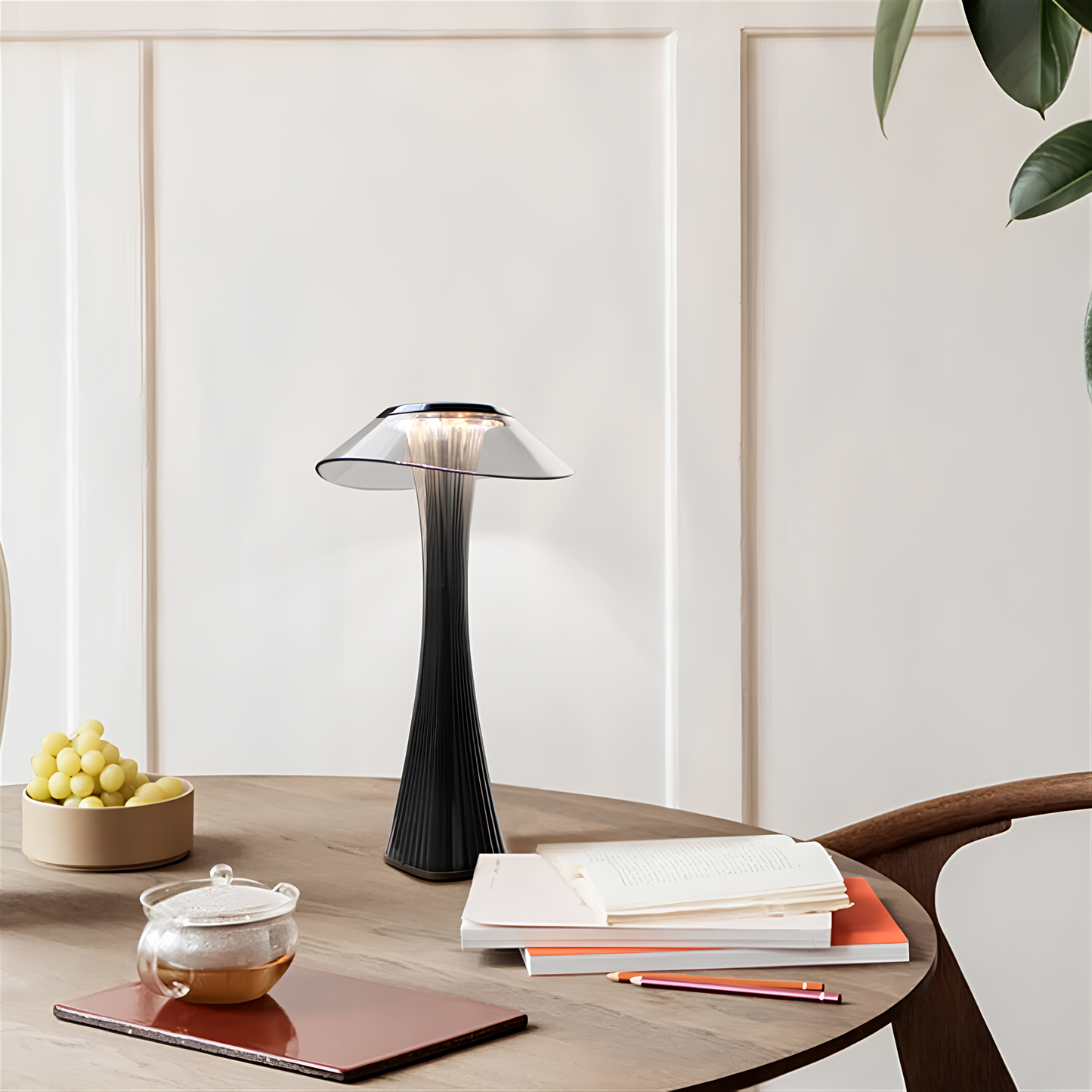 Rzeźbiona Lampa Bezprzewodowa | Elegancki Design, Wybór Kolorów Oświetlenia 5