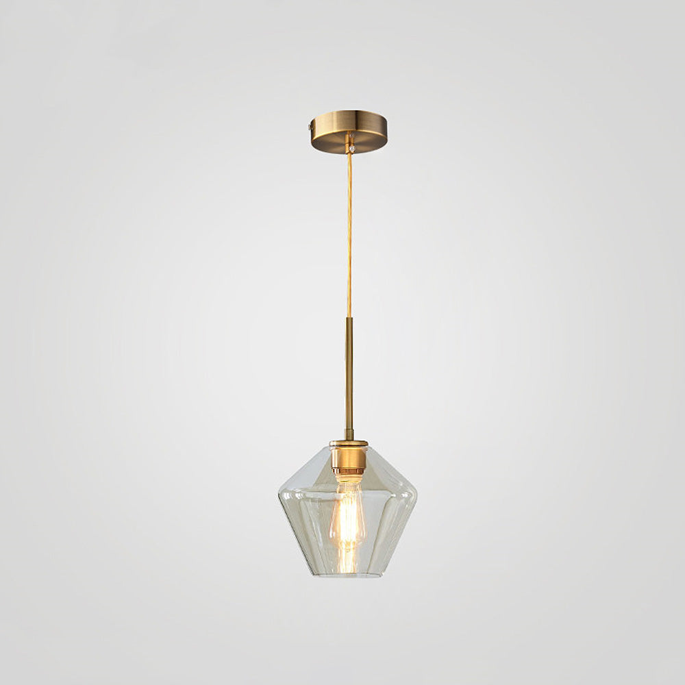 Szklana Lampa Wisząca Industrialna z Przezroczystym Kloszem – Lampa do Salonu E27, 220V, Elegancki Design 10