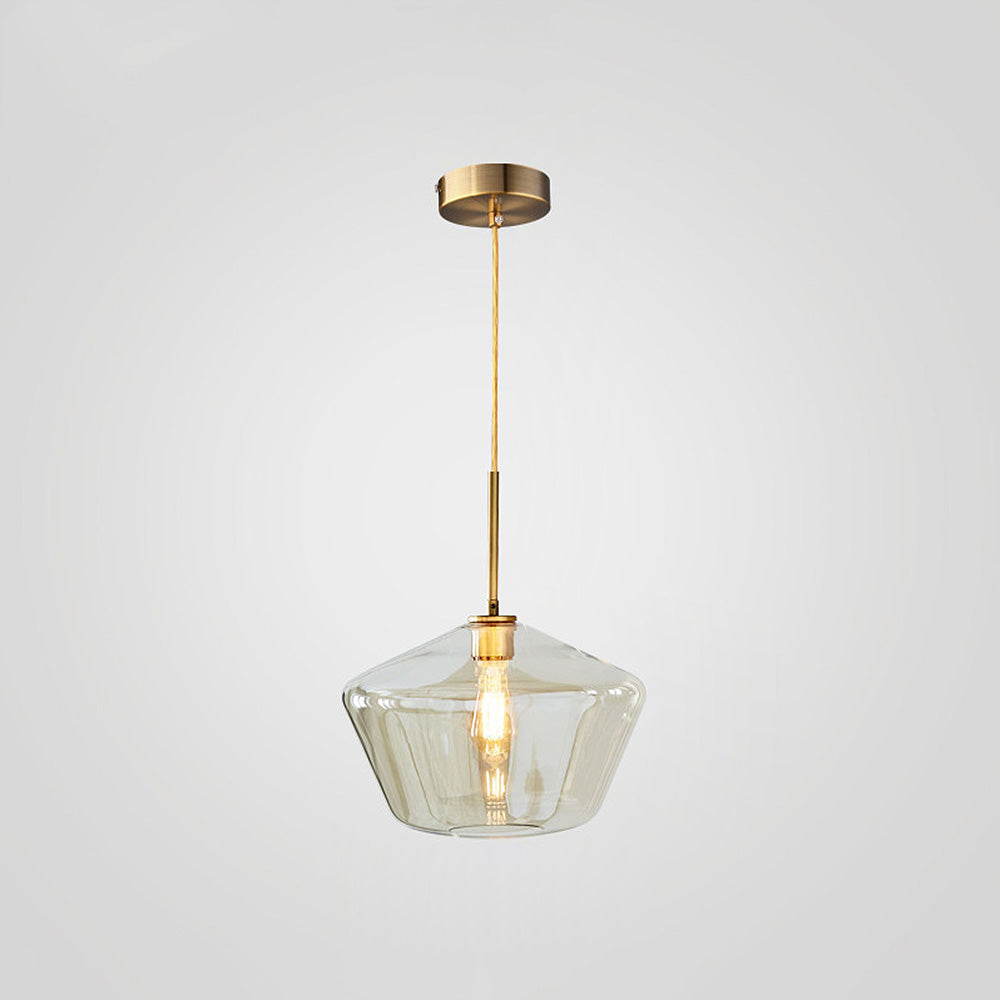 Szklana Lampa Wisząca Industrialna z Przezroczystym Kloszem – Lampa do Salonu E27, 220V, Elegancki Design 13