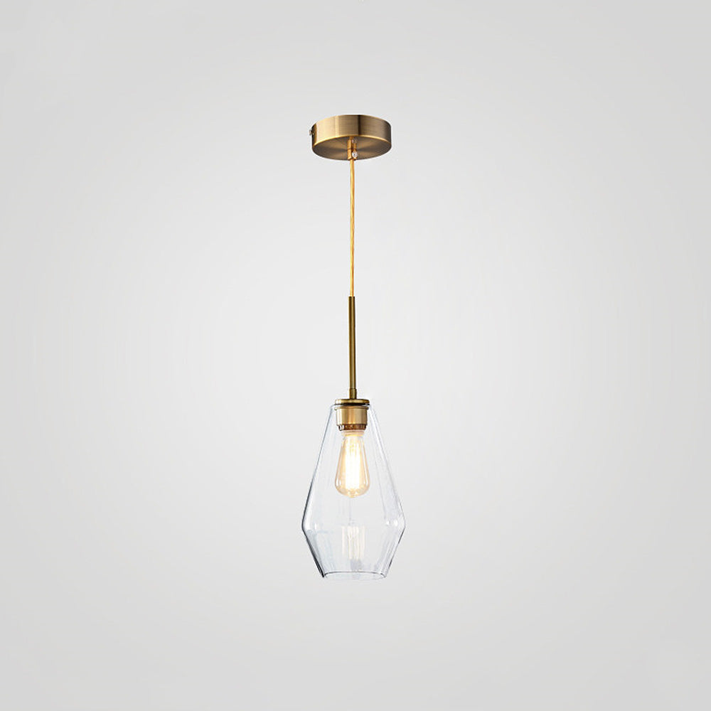 Szklana Lampa Wisząca Industrialna z Przezroczystym Kloszem – Lampa do Salonu E27, 220V, Elegancki Design 7