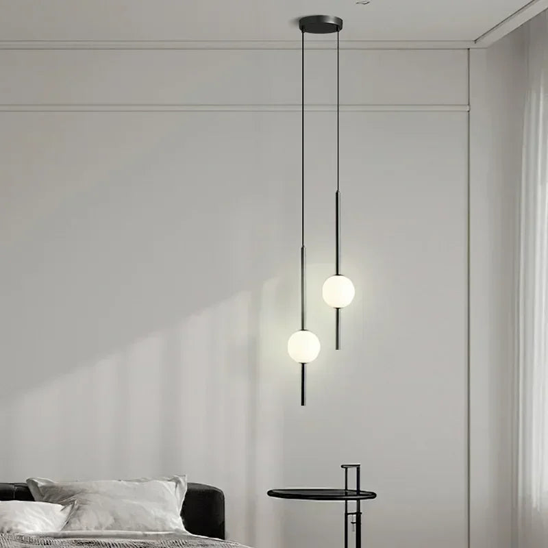 Szklany Żyrandol Do Salonu | Minimalistyczny Design 0,5 kg 0